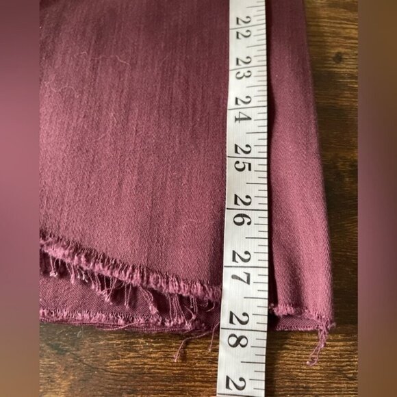 MOTHER Denim The Rascal Ankle Step Fray Plum Size 25 Cropped Jeans NWT NEW - Picture 11 of 14